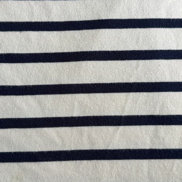 Boden 10 Navy & Cream Striped Long Sleeve Tee - Picture 6 of 8
